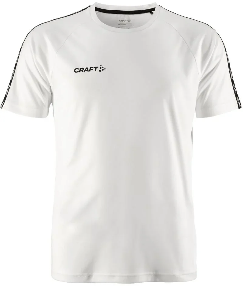 Craft Teamwear Squad Go Contrast Jersey M – Herren Kontrast Sport Shirt – White