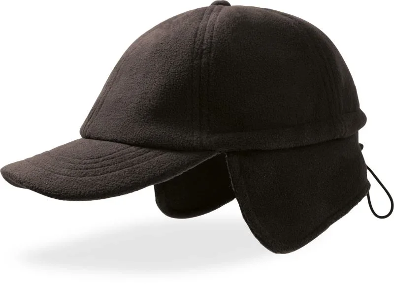 Atlantis Snow Flap Stopper – 6 Panel Baseball Kappe "Snow Flap Stopper" – Black