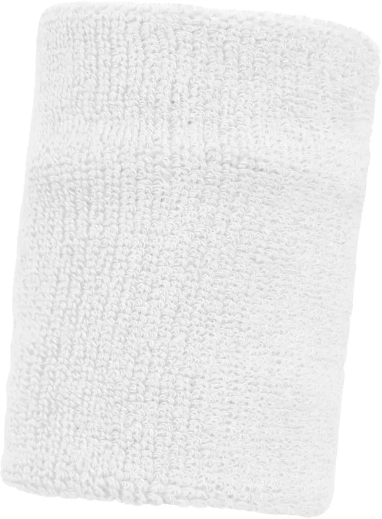 Kariban PA 049 – Frottee Armschweißband extrabreit – White