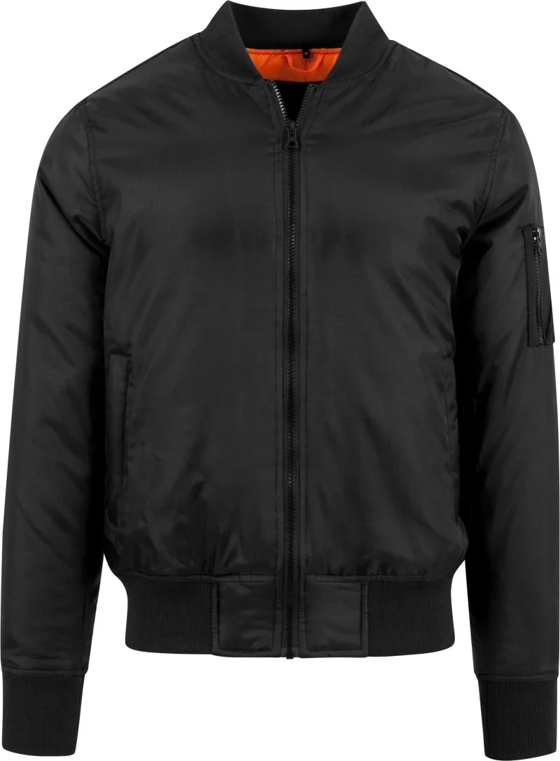 Build your Brand BY 030 – Bomber Jacke – Black