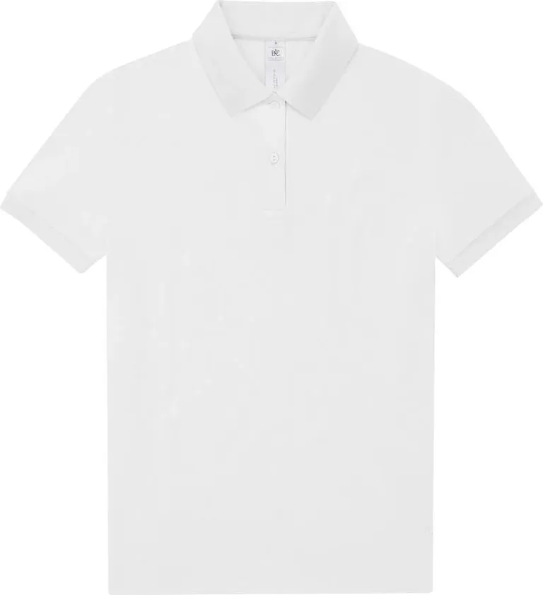 B&C Collection My Polo 180 – Damen Piqué Polo – White