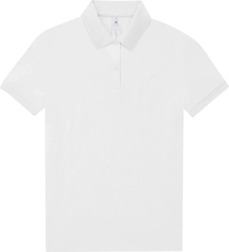 B&C Collection My Polo 180 – Damen Piqué Polo – White