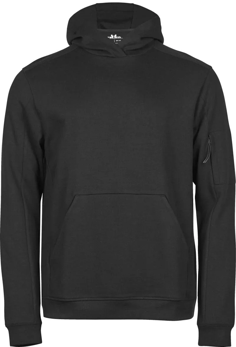 TEE JAYS TJ 5702 – Kapuzen Sweater "Athletic" – Black