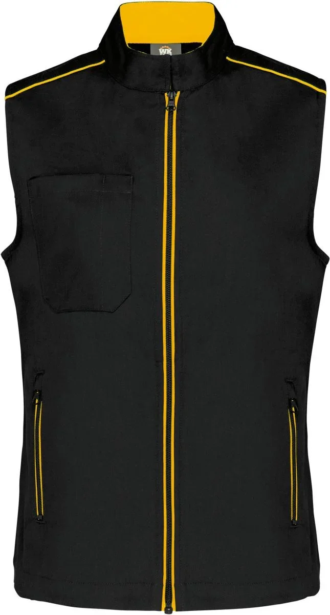 Kariban WK 6149 – Damen Bodywarmer "Day-to-Day" – Black/Yellow