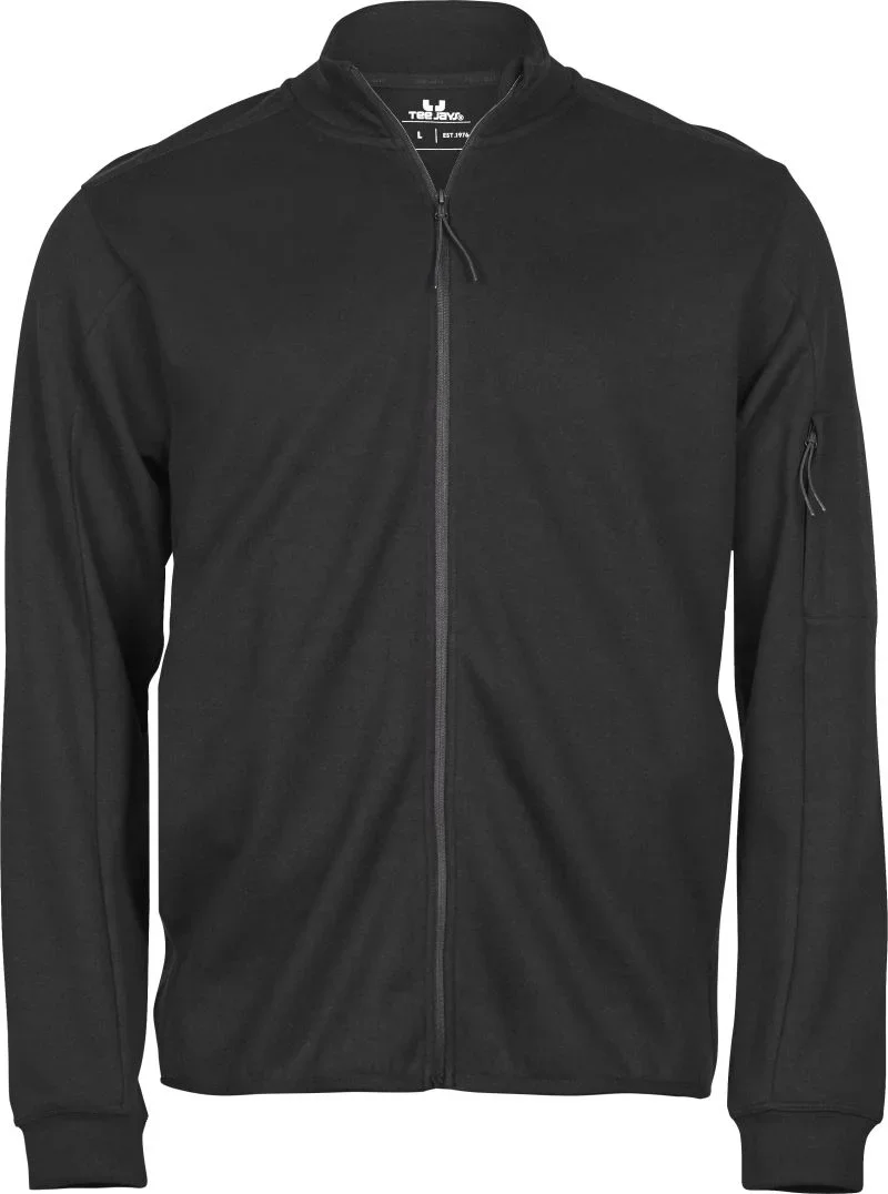 TEE JAYS TJ 5704 – Sweatjacke "Athletic" – Black