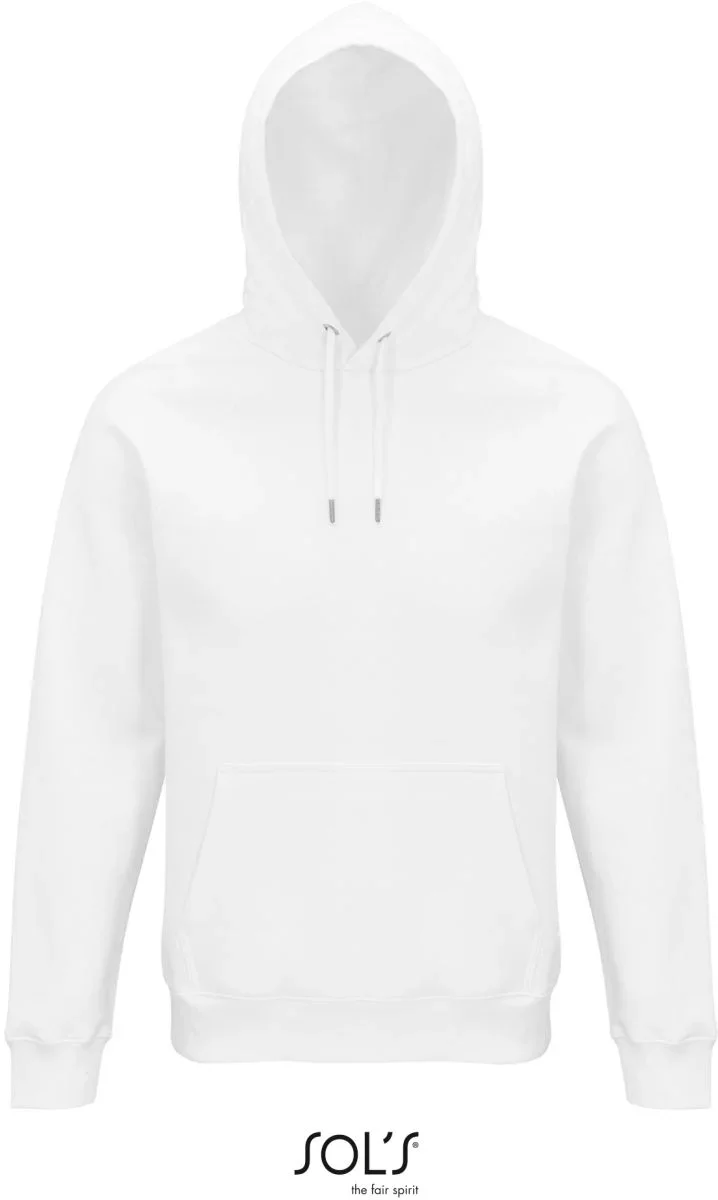SOL's Collection Stellar – Unisex Bio Raglan Kapuzen Sweater – White
