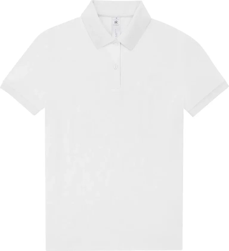 B&C Collection My Polo 210 – Schweres Damen Piqué Polo – White