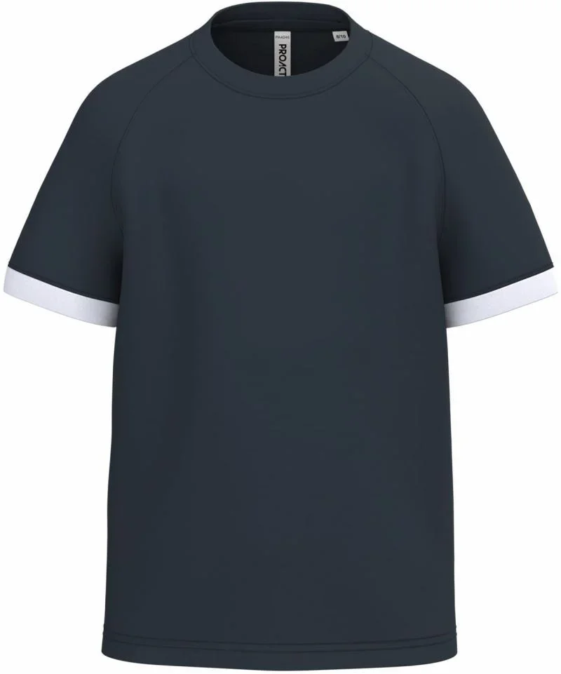 Kariban PA 4046 – Kinder Kontrast Sport Shirt – Navy/White