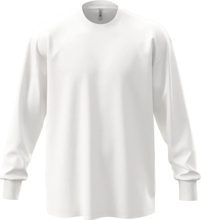 Next Level Apparel N 7211 – Schweres Oversize T-Shirt langarm – White