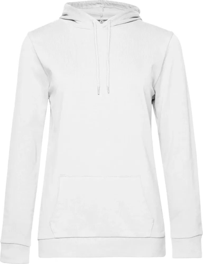 B&C Collection Hoodie – Damen Kapuzen Sweater – White