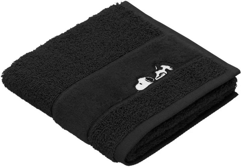 Vossen Sleepy Snoopy 30 – Gästetuch – Black