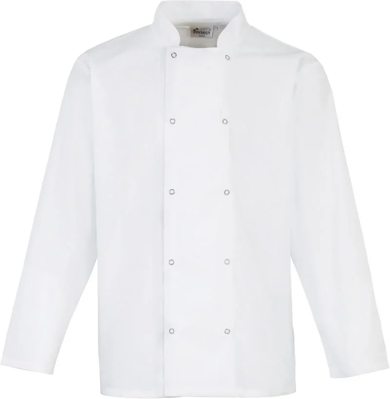 Premier PR 665 – Kochjacke langarm – White