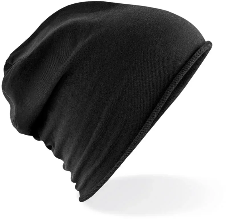 Beechfield B 361 – Jersey Beanie – Black