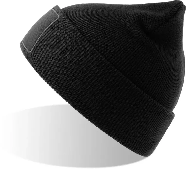 Atlantis Wind-S Patch – Patch Strickmütze – Black