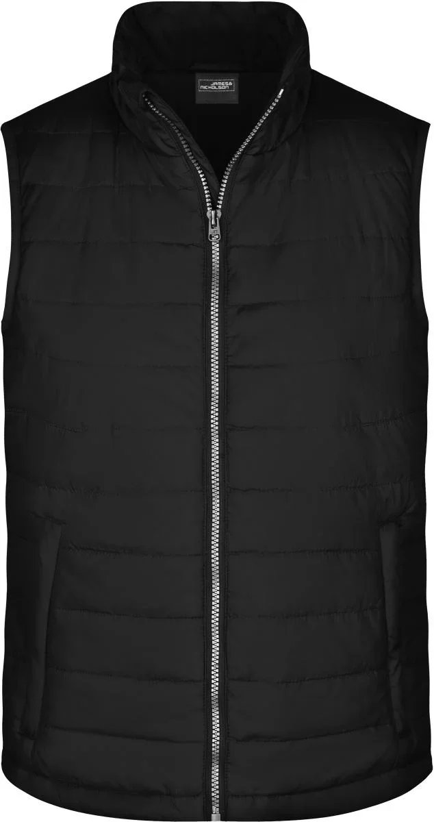 James & Nicholson JN 1136 – Herren Steppgilet – Black