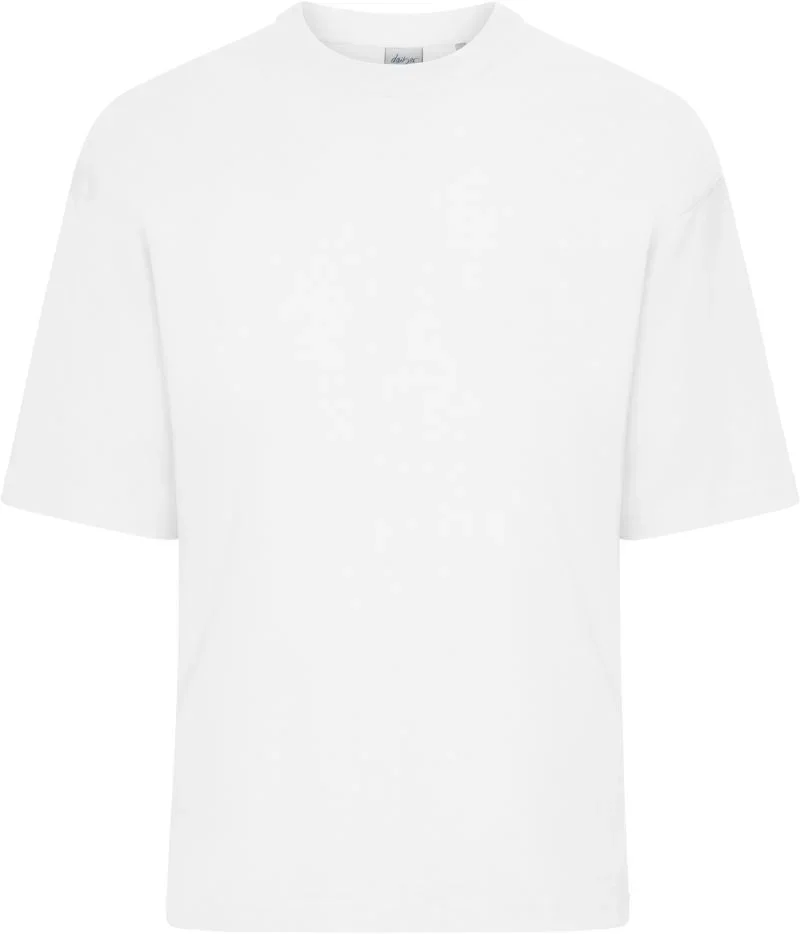 James & Nicholson 8041 – Schweres Oversize Bio T-Shirt – White