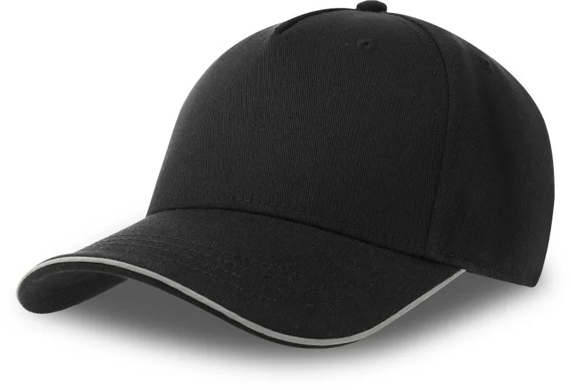Atlantis Reflect-S – 5 Panel Baseball Kappe – Black