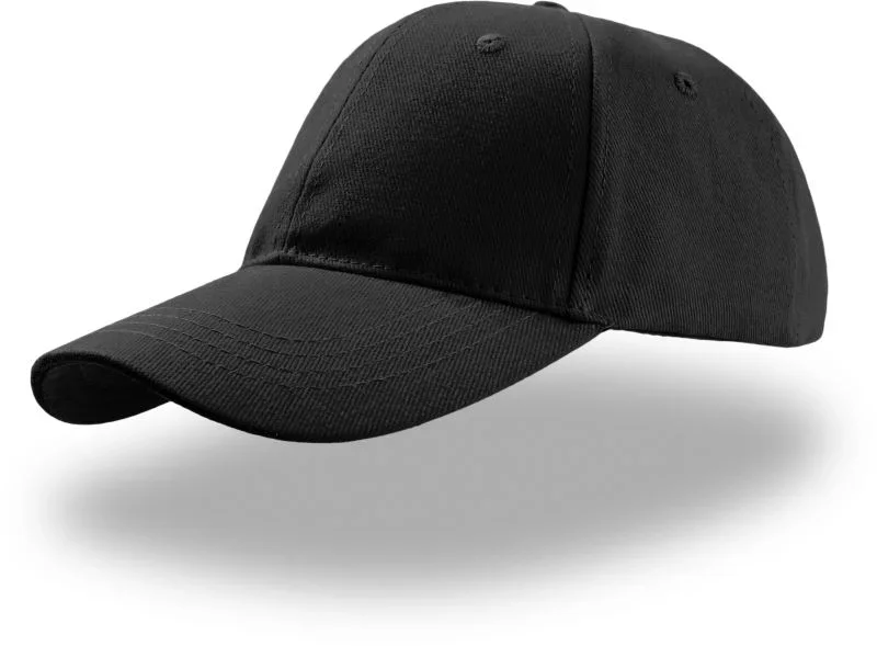 Atlantis Liberty Six – Schwere 6 Panel Kappe – Black