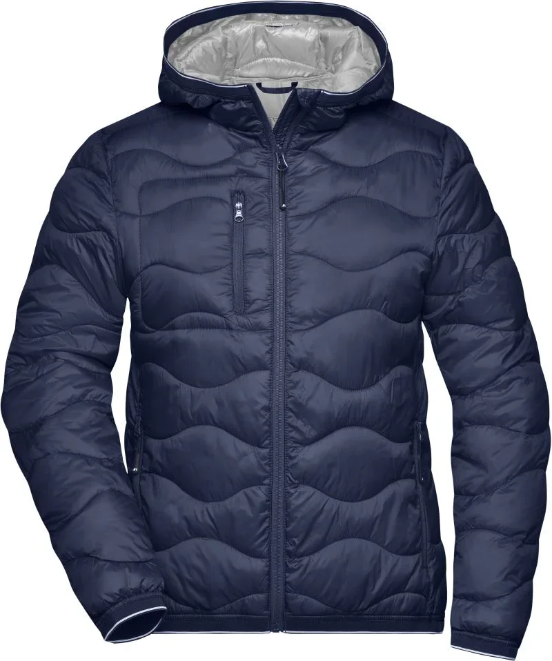 James & Nicholson JN 1155 – Damen Steppjacke – Navy/Silver