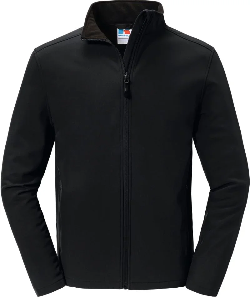 Russell Athletic 420M – Herren 2-Lagen Softshell Jacke "Essential" – Black