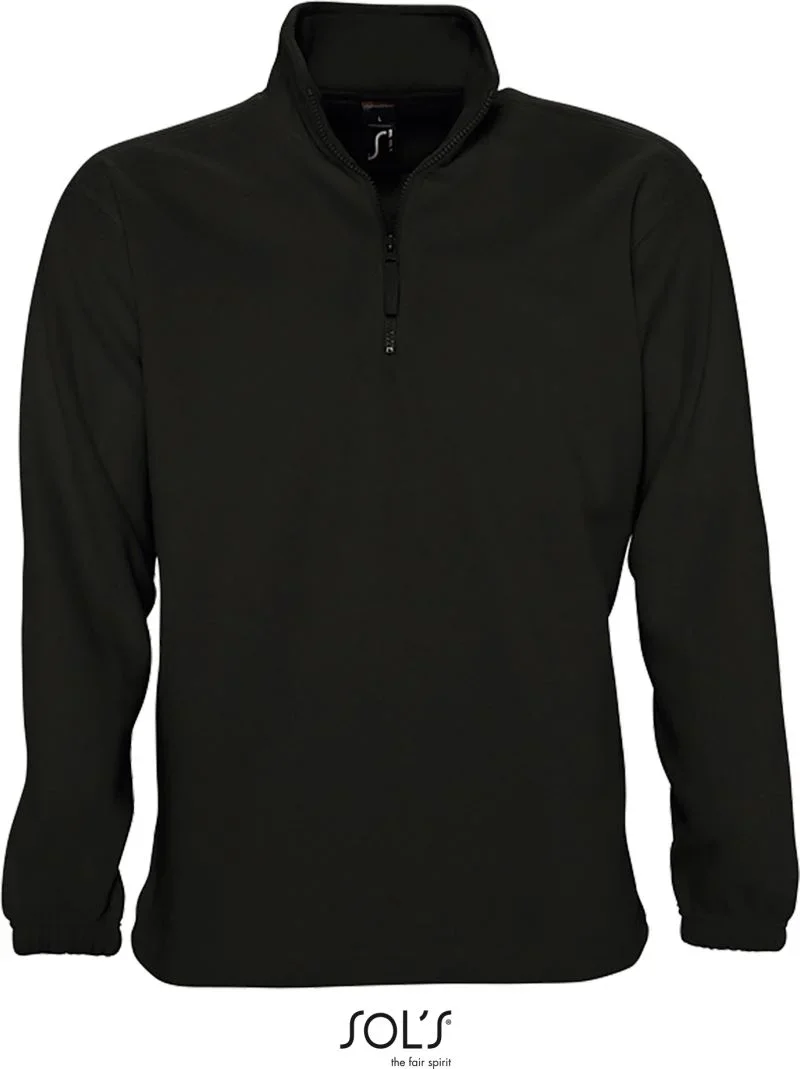 SOL's Collection Ness – Fleece mit 1/2 Zip – Black