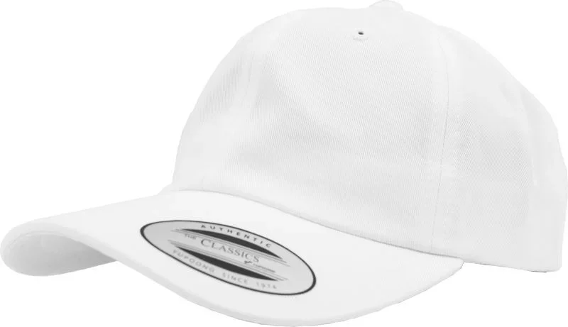 Flexfit 6245CM – 6 Panel Cotton Twill Kappe – White