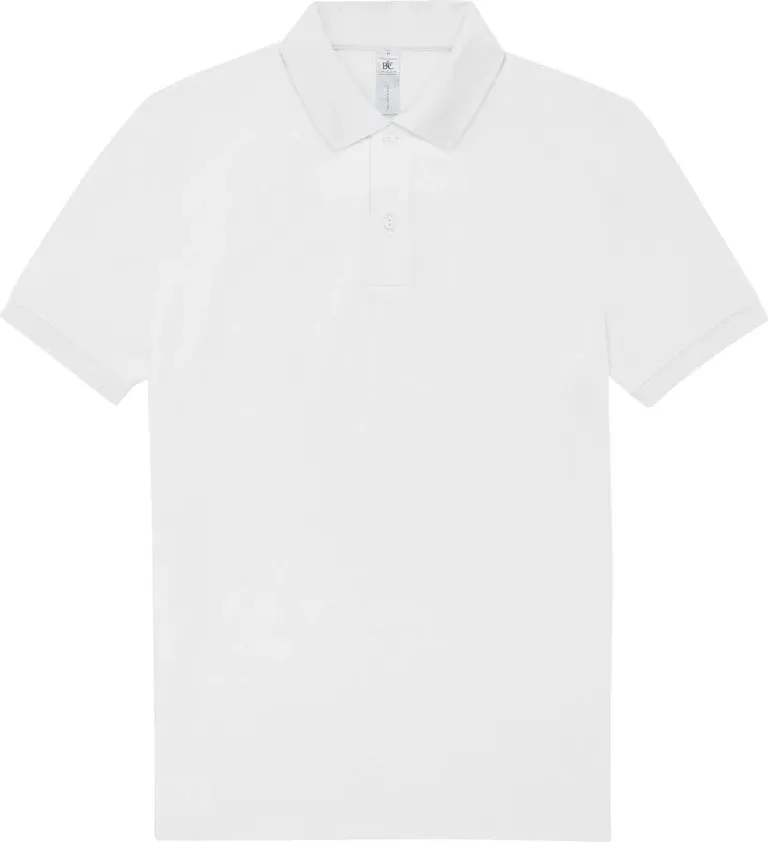 B&C Collection My Polo 210 – Schweres Piqué Polo – White