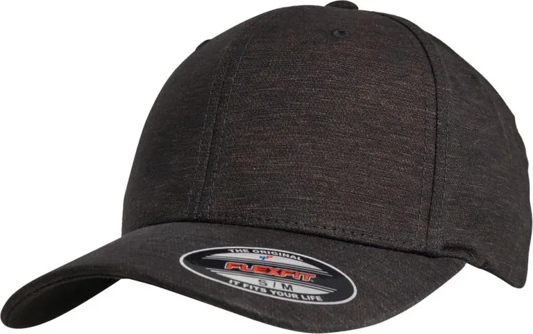 Flexfit 6277M/6277HM/6277PS – 6 Panel Flexfit Kappe – Black