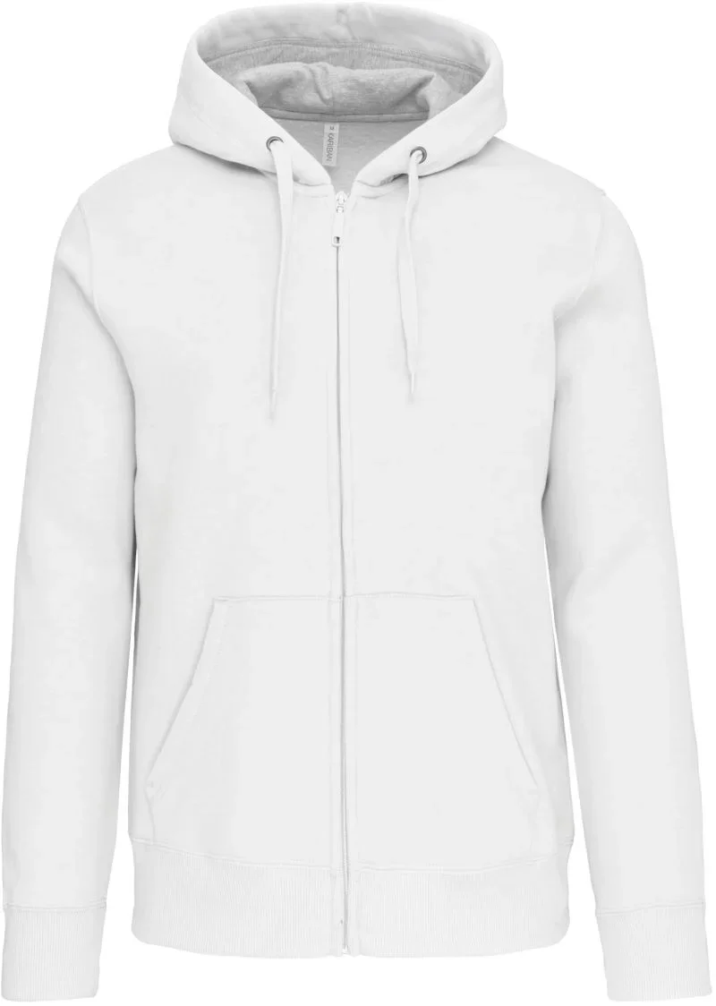 Kariban K 444 – Schwere Kapuzen Sweatjacke – White
