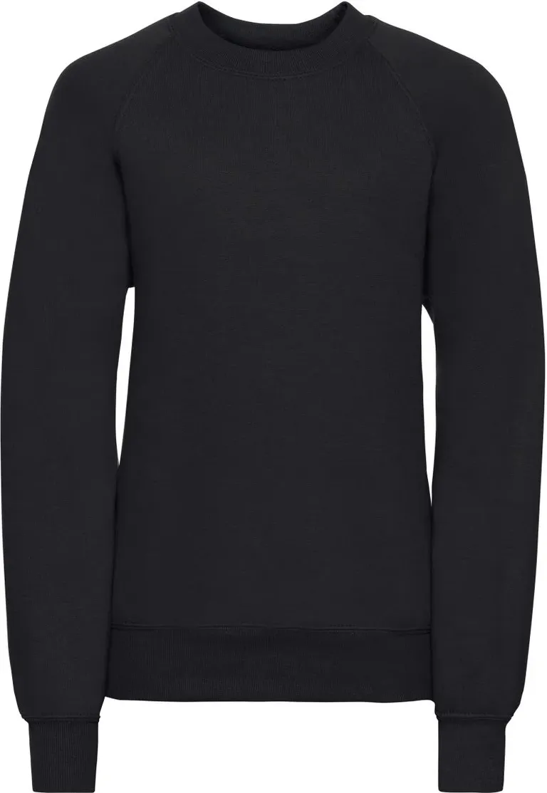 Russell Athletic 762B – Kinder Raglan Sweater – Black