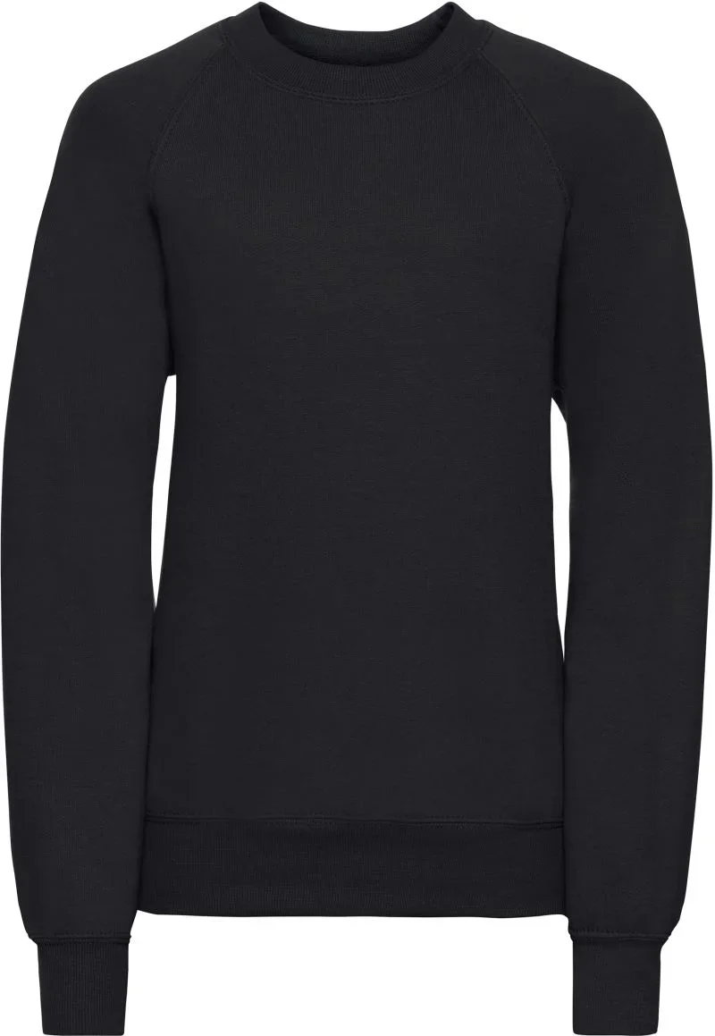Russell Athletic 762B – Kinder Raglan Sweater – Black