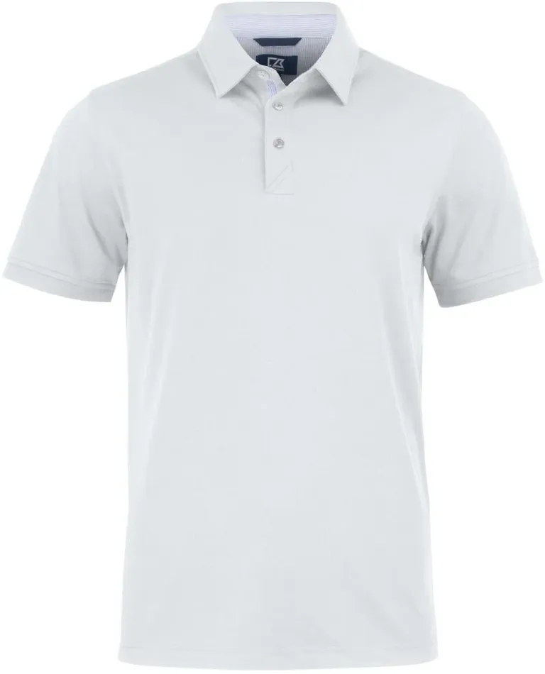 Cutter & Buck Advantage Premium Polo M – Herren Piqué Polo – White