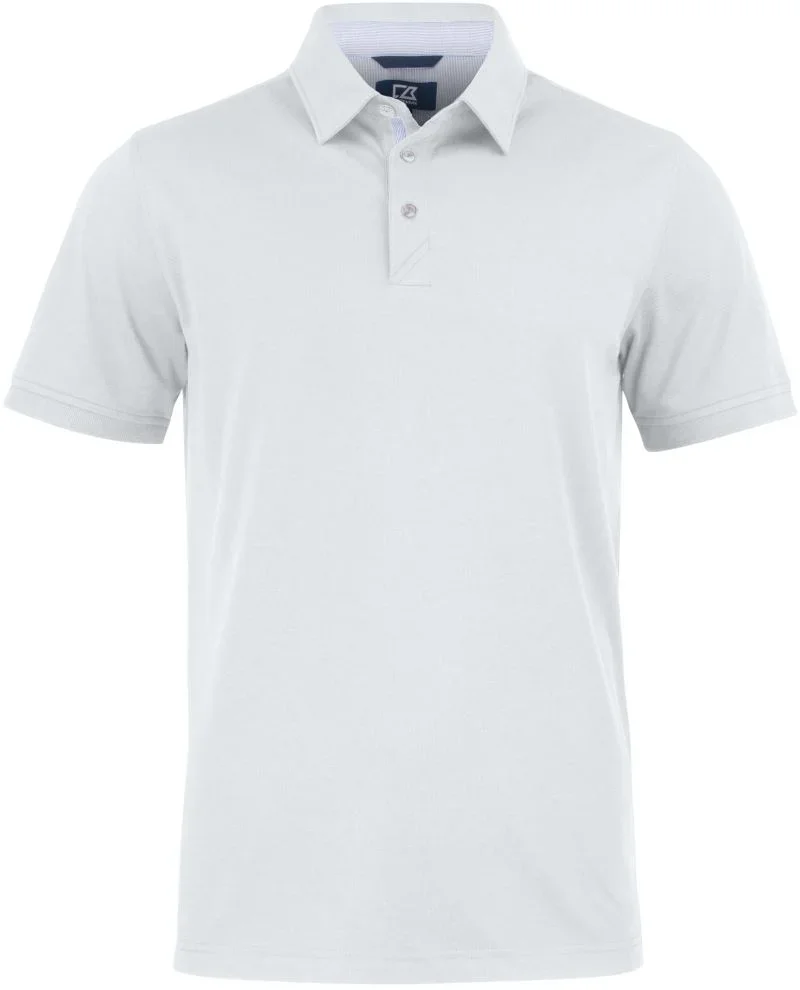 Cutter & Buck Advantage Premium Polo M – Herren Piqué Polo – White