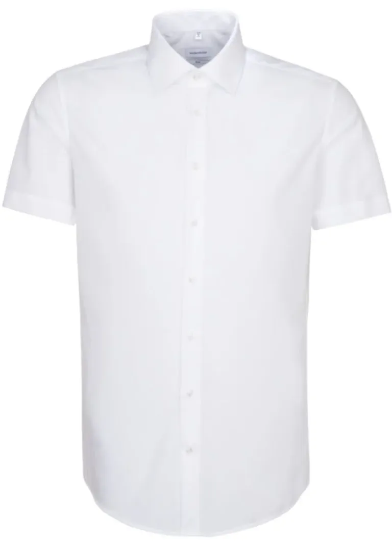 Seidensticker Shirt Slim SSL – Hemd kurzarm – White