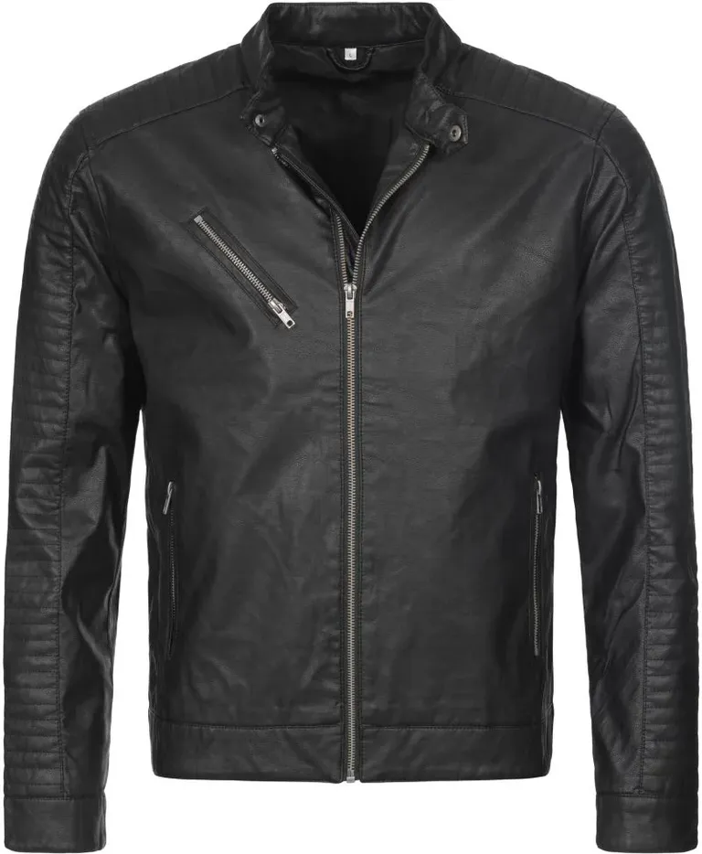 Stedman Biker Jacket Men – Herren Biker Jacke – Black Opal