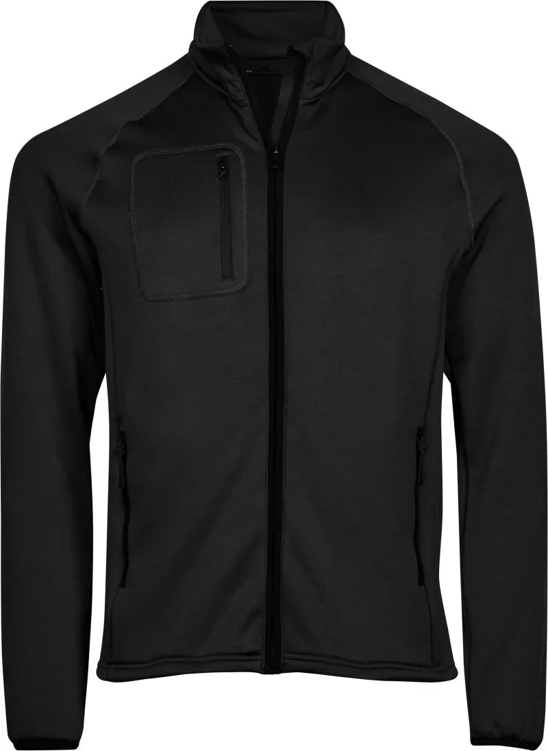 TEE JAYS TJ 9100 – Herren Stretch Fleece Jacke – Black