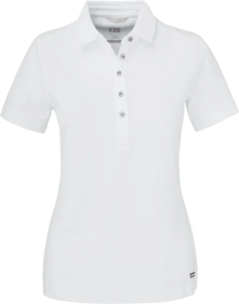Cutter & Buck Advantage Polo Women – Damen Piqué Polo – White