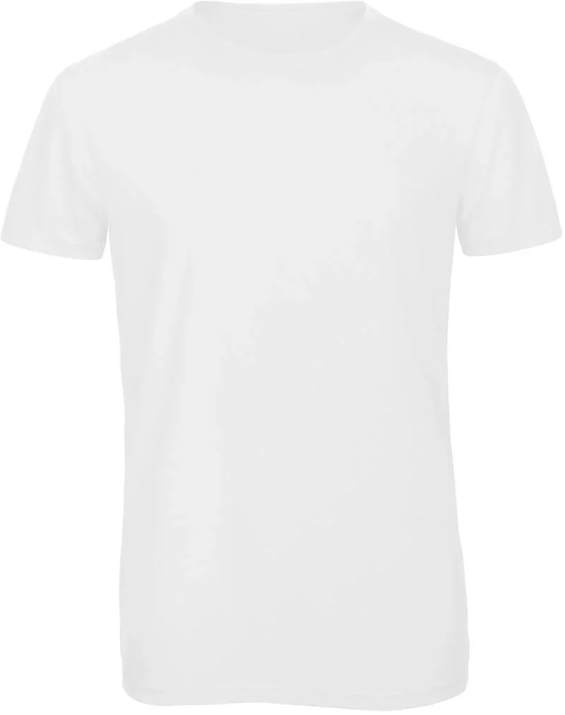 B&C Collection Triblend – Herren T-Shirt – White