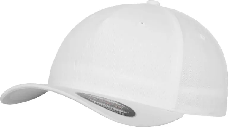 Flexfit 6560 – 5 Panel Flexfit Kappe – White