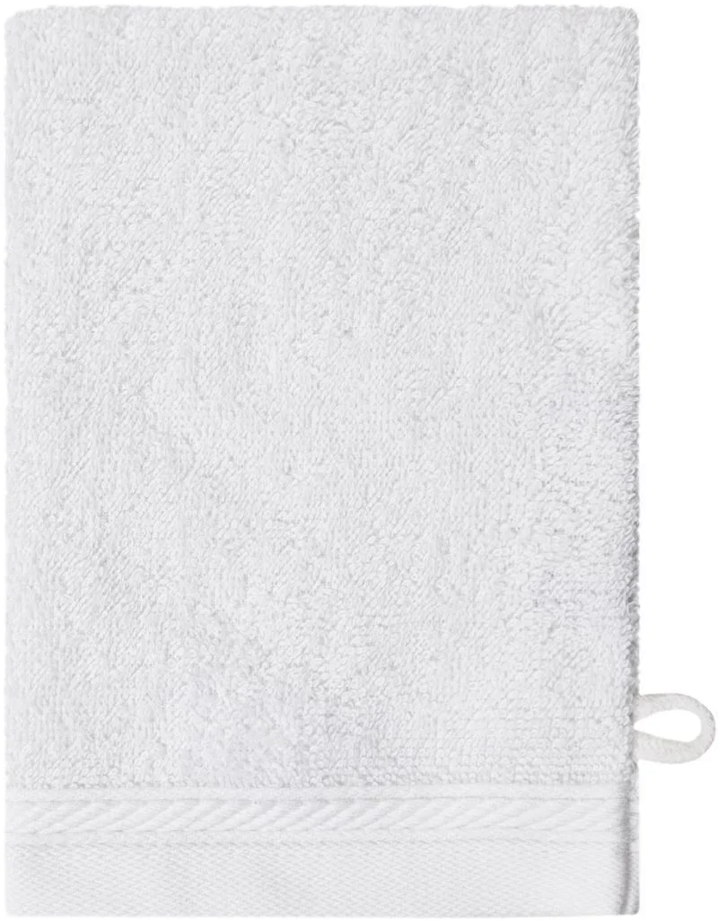 The One Towelling Organic Washcloth – Bio Waschhandschuh – White
