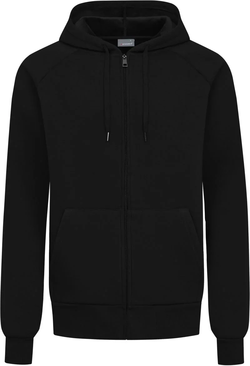 Promodoro 5500 – Schwere Unisex Kapuzen Sweatjacke – Black
