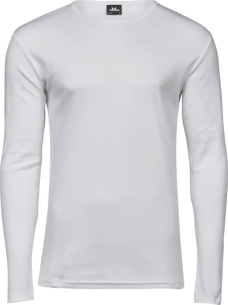 TEE JAYS TJ 530 – Herren Interlock T-Shirt langarm – White