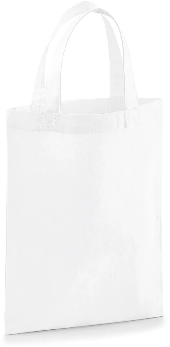 Westford Mill W 103 – Baumwolltasche Mini – White
