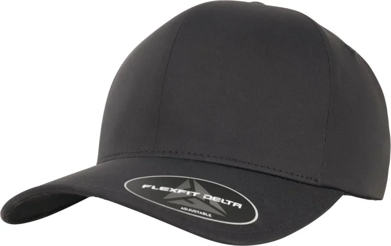 Flexfit 180A – 6 Panel Kappe "Delta" – Black