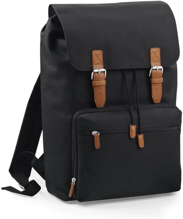 BagBase BG 613 – Vintage Laptop Rucksack – Black