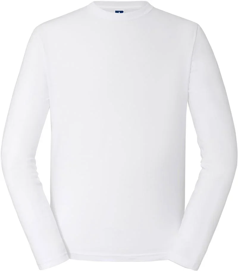 Russell Athletic 180L – T-Shirt langarm "Authentic" – White