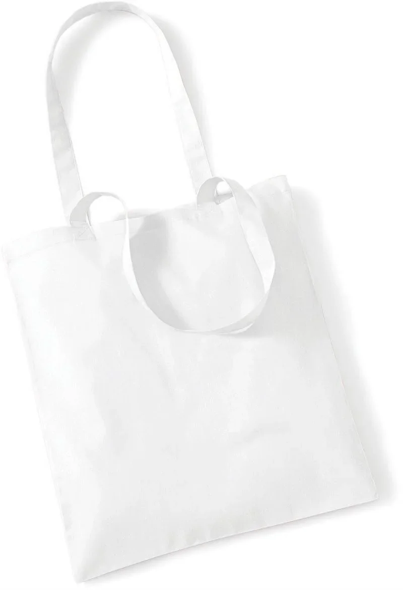 Westford Mill W 101 – Baumwolltasche "Bag for Life" – White