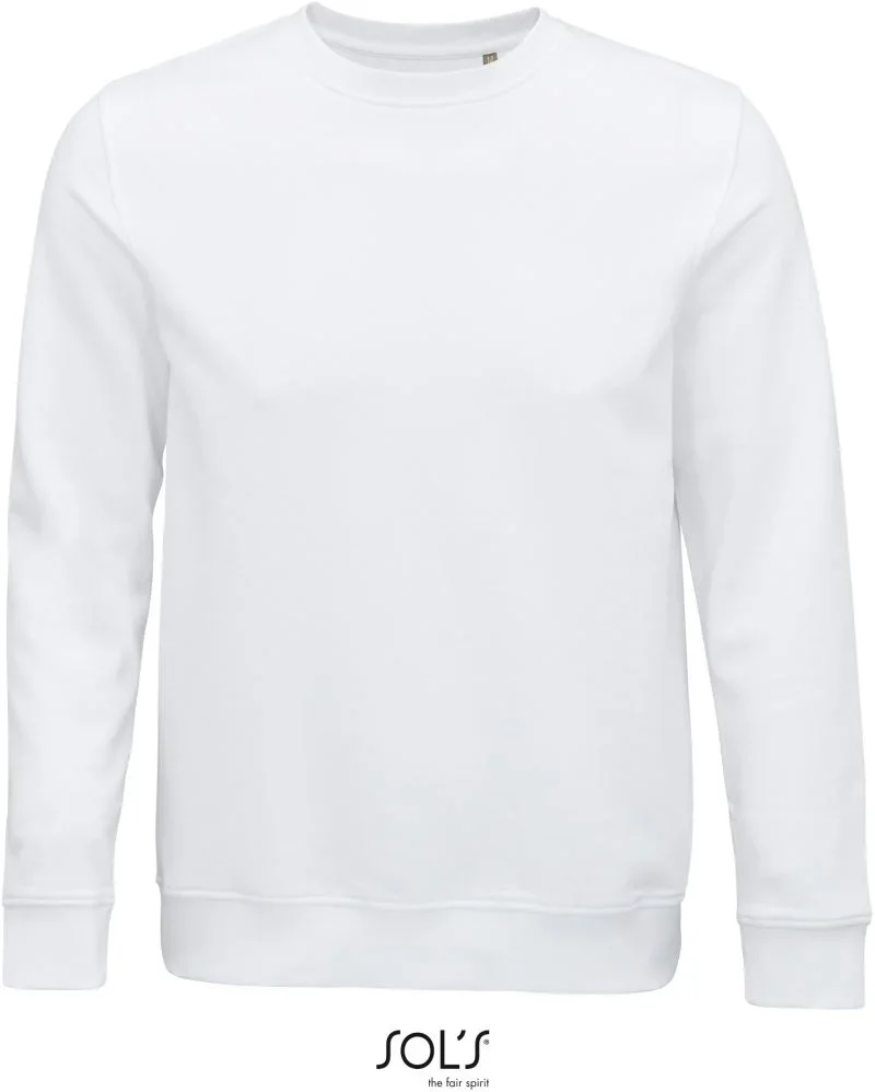 SOL's Collection Comet – Unisex Bio Sweater – White
