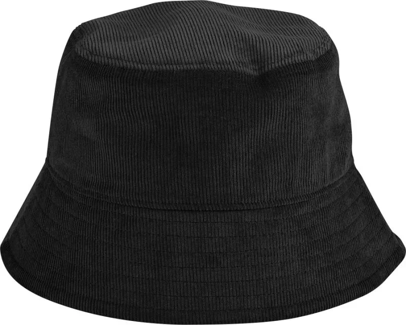 Beechfield B 687 – EarthAware® Cord Fischer Hut – Black