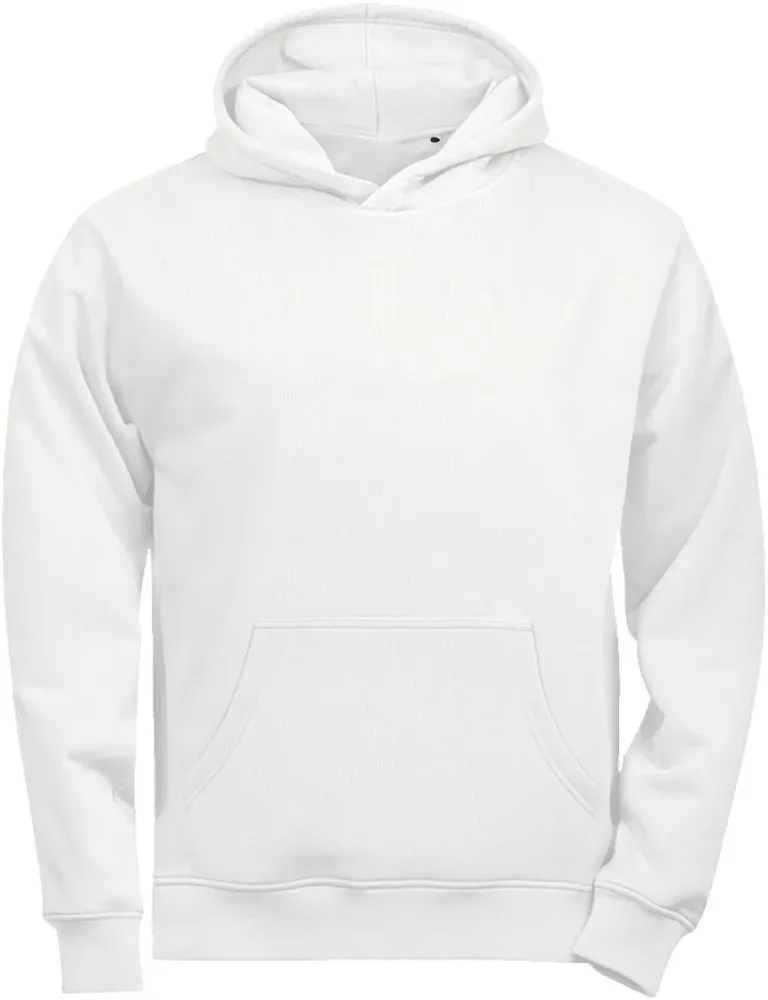TEE JAYS TJ 5152B – Schwerer Kinder Kapuzen Sweater "Unlabeled" – White